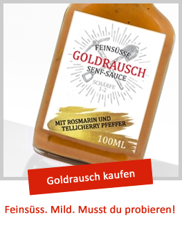 Goldrausch: Milde Sauce ohne Chili