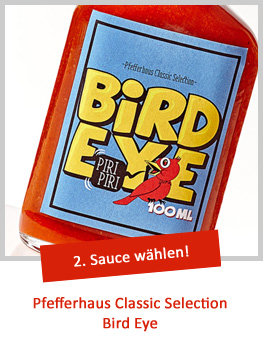 Individuelle Etiketten für Pfefferhaus Classic Selection: Bird Eye