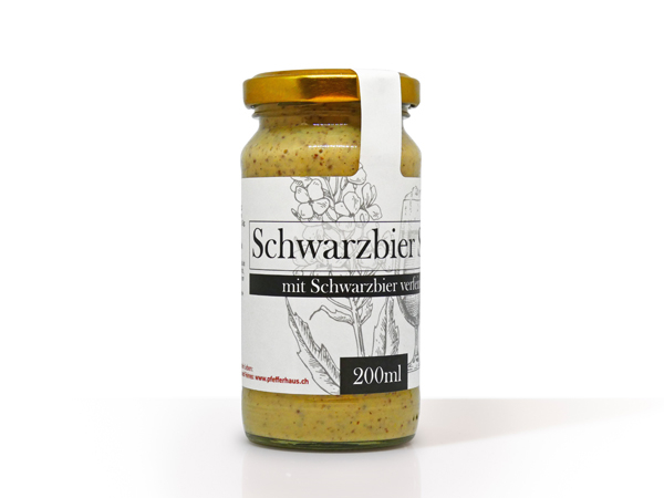 Schwarzbier Senf