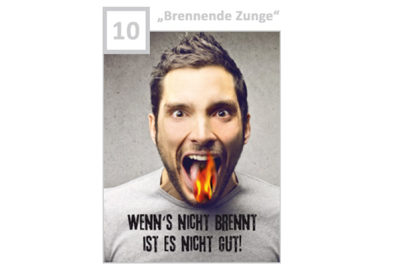 Etikett: Brennende Zunge