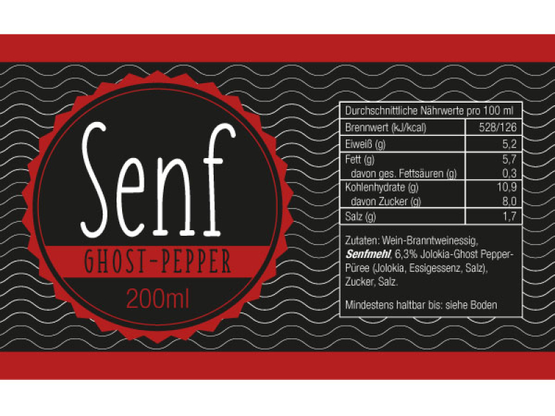 Pfefferhaus Ghost Pepper Senf